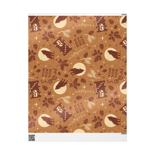 The Twilight Saga Wrapping Paper Hoa Hoa Hoa