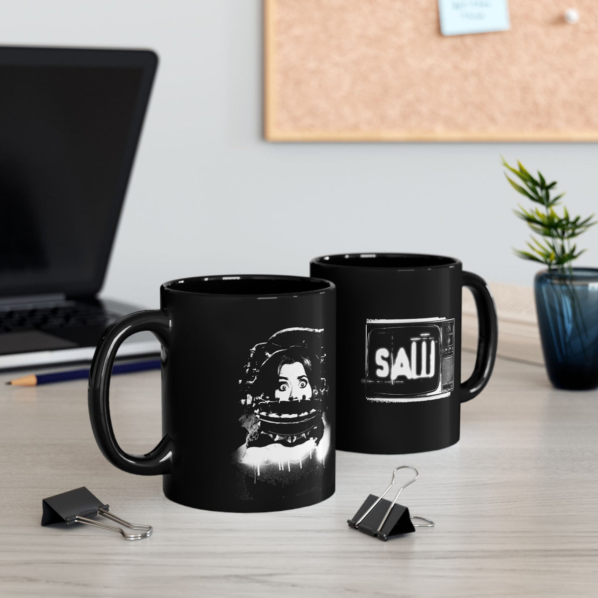 SAW Black Mug Television