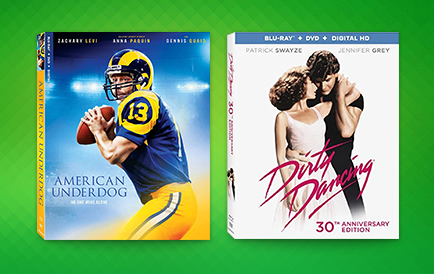 Blu-rays and DVDs