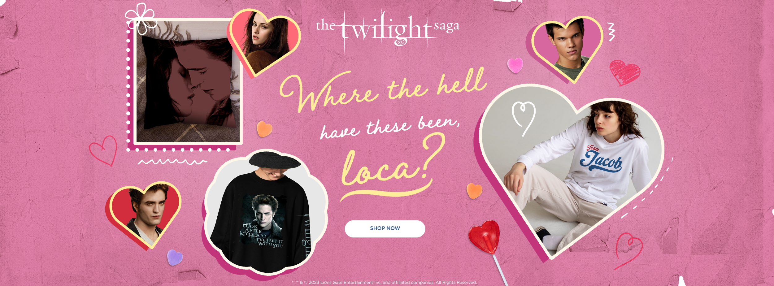 feature banner Twilight Saga merchandise