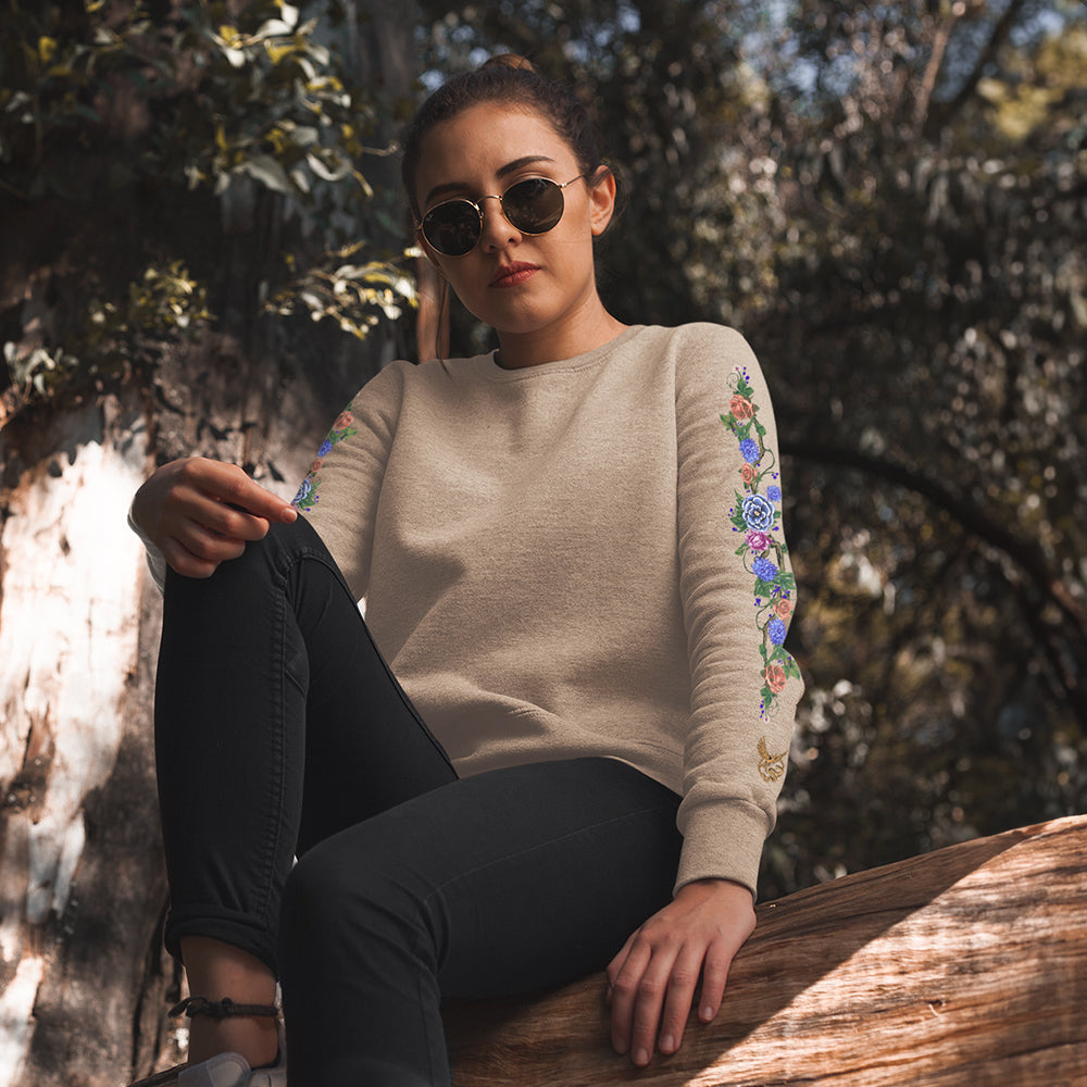 Songbirds & Snakes x Trish Summerville Flowers Crewneck