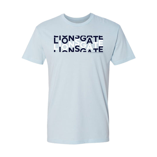 Lionsgate Scatter Logo Light Blue Unisex Tee