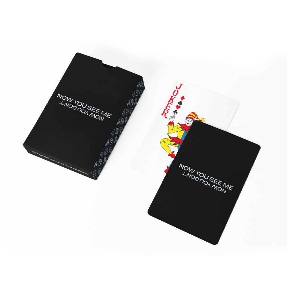 Now You See Me, Now You Don't Logo Playing Cards