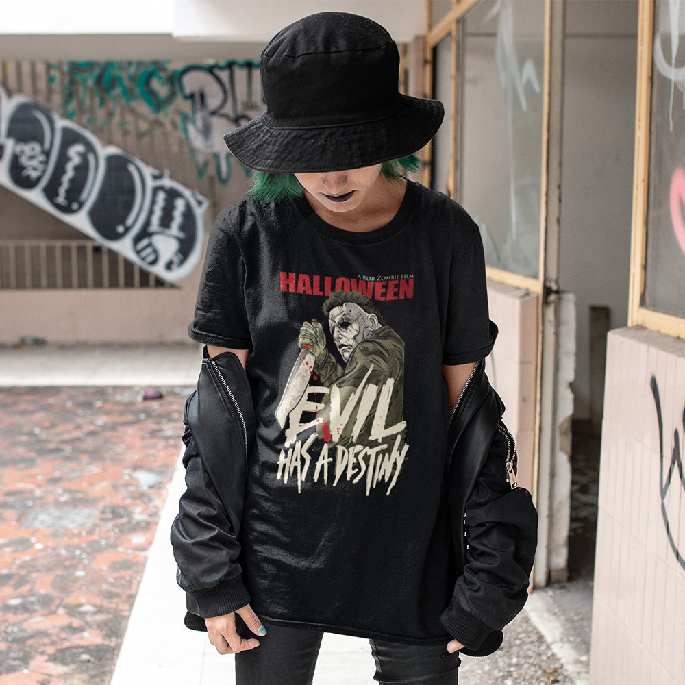 Rob Zombie Halloween Evil Has a Destiny Unisex Tee