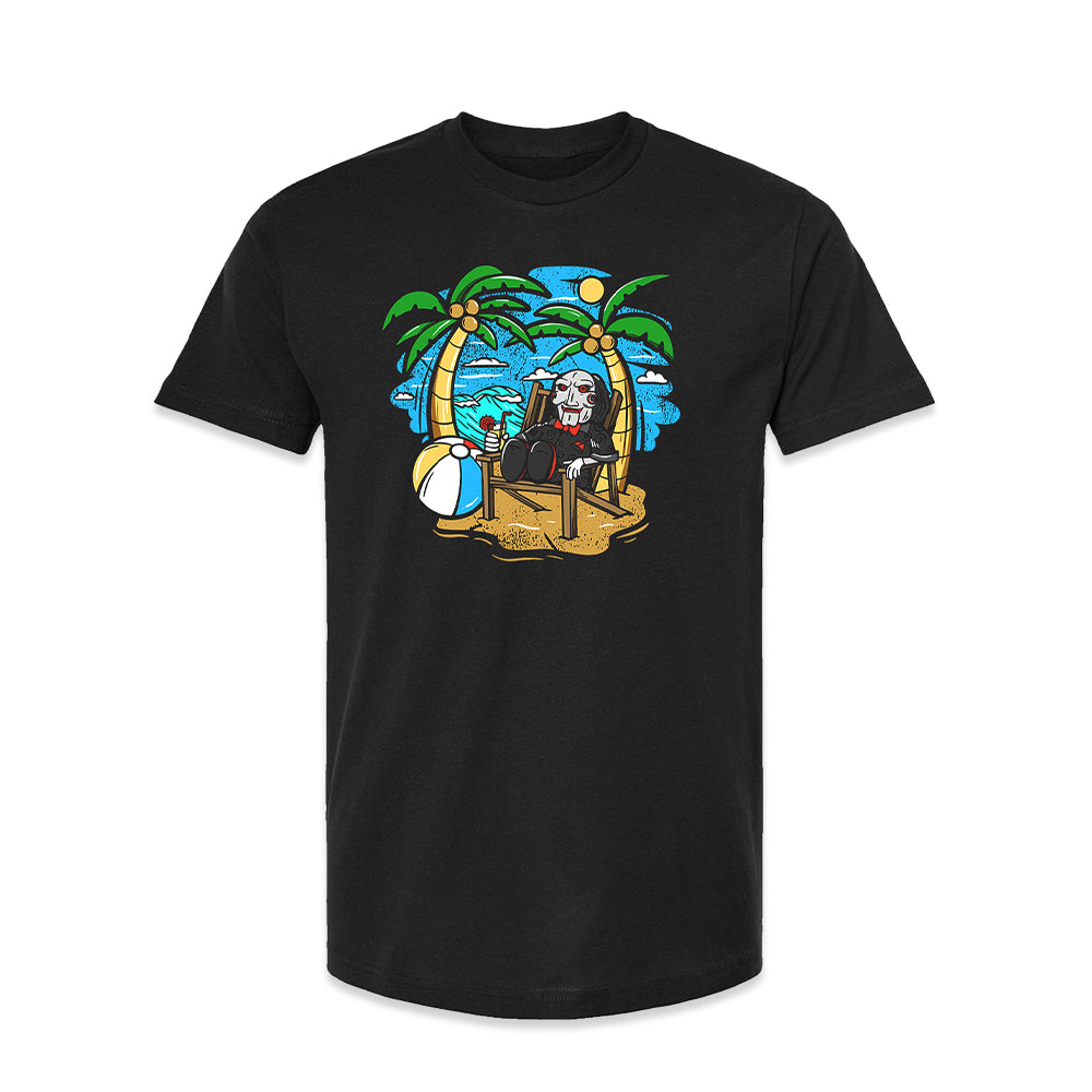 SAW Billy the Puppet Beach Chair Tee