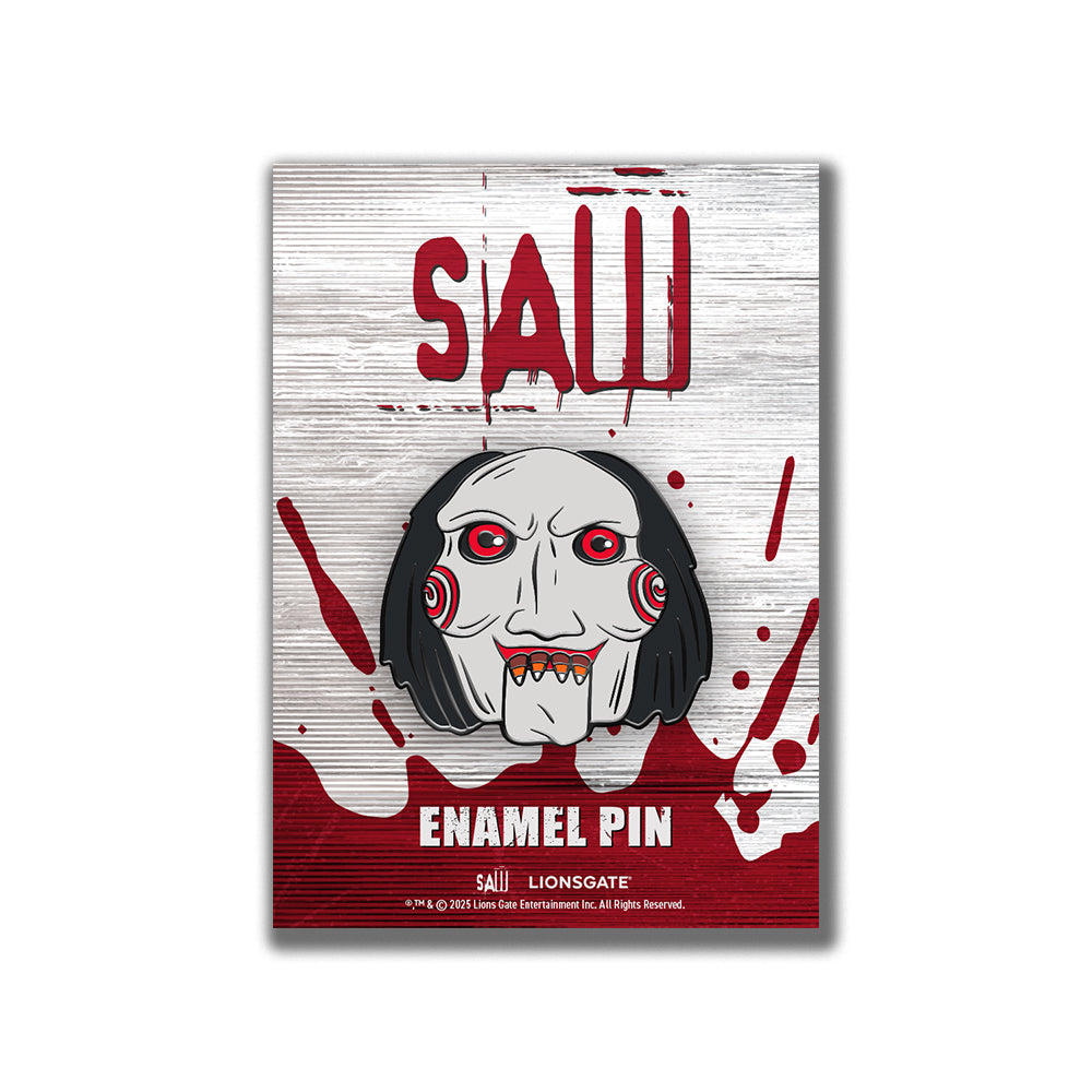 SAW Billy Candy Corn Teeth Enamel Pin