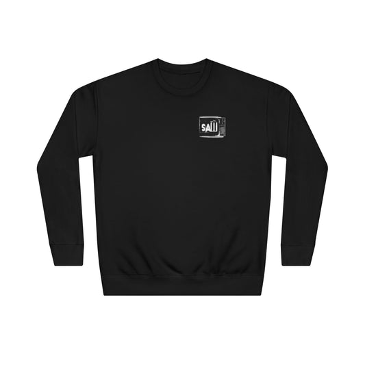 Saw Black Crewneck Sweatshirt Logo