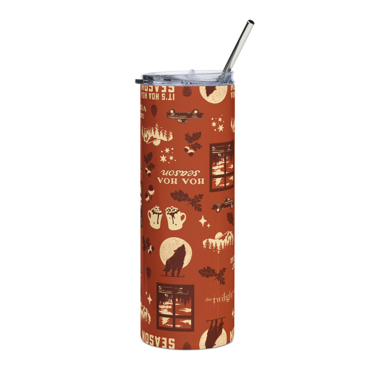 The Twilight Saga Burnt Orange Steel Tumbler Hoa Hoa Season