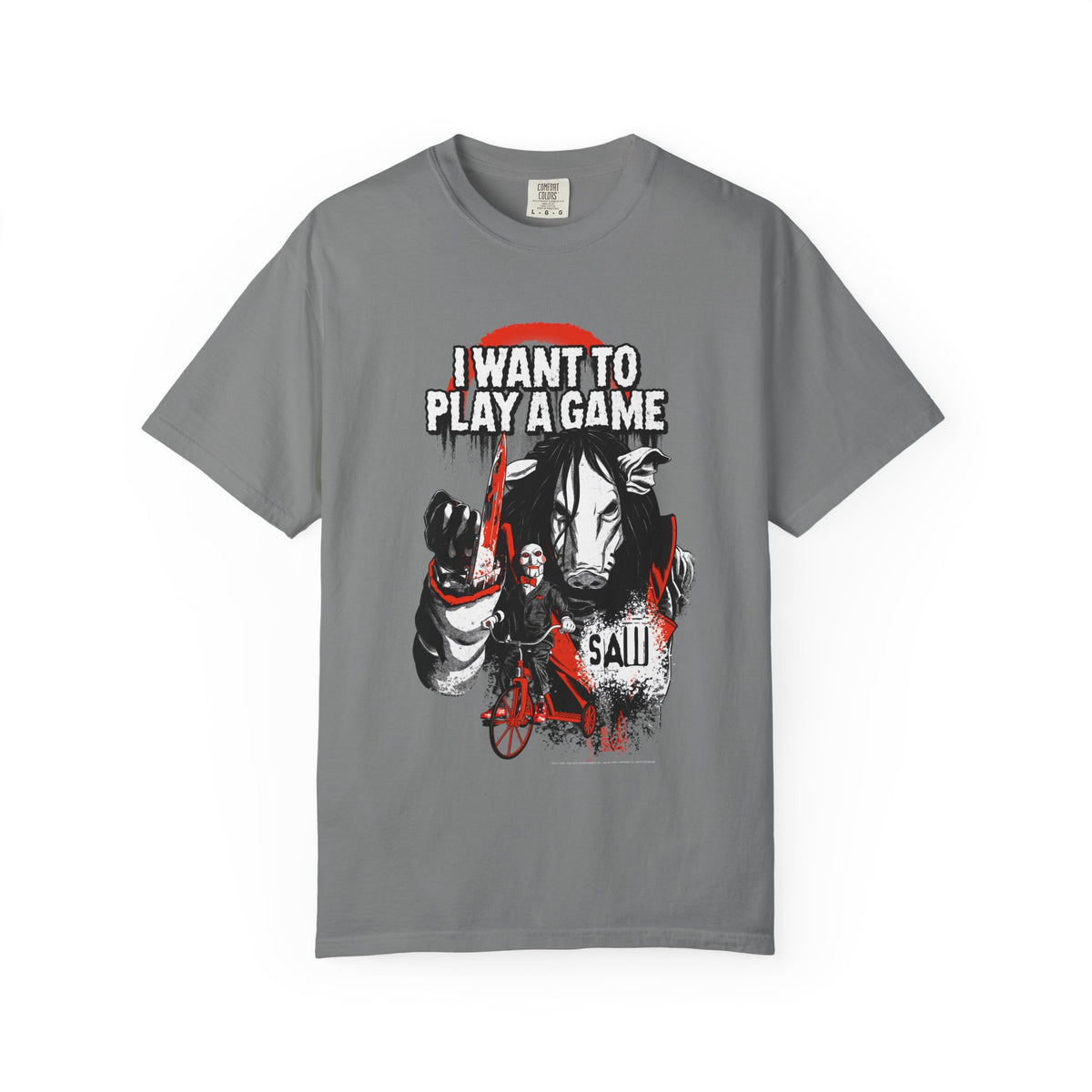 Saw T-Shirt I Want to Play a Game