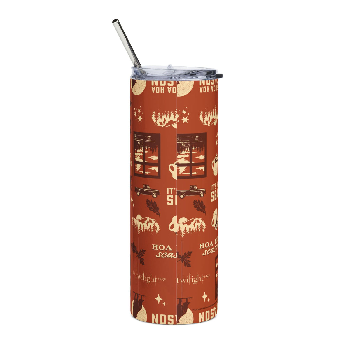 The Twilight Saga Burnt Orange Steel Tumbler Hoa Hoa Season