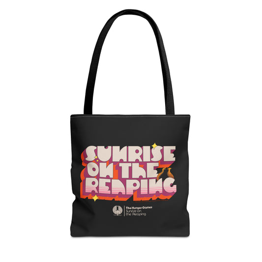The Hunger Games: Sunrise on the Reaping Black Tote Bag Retro
