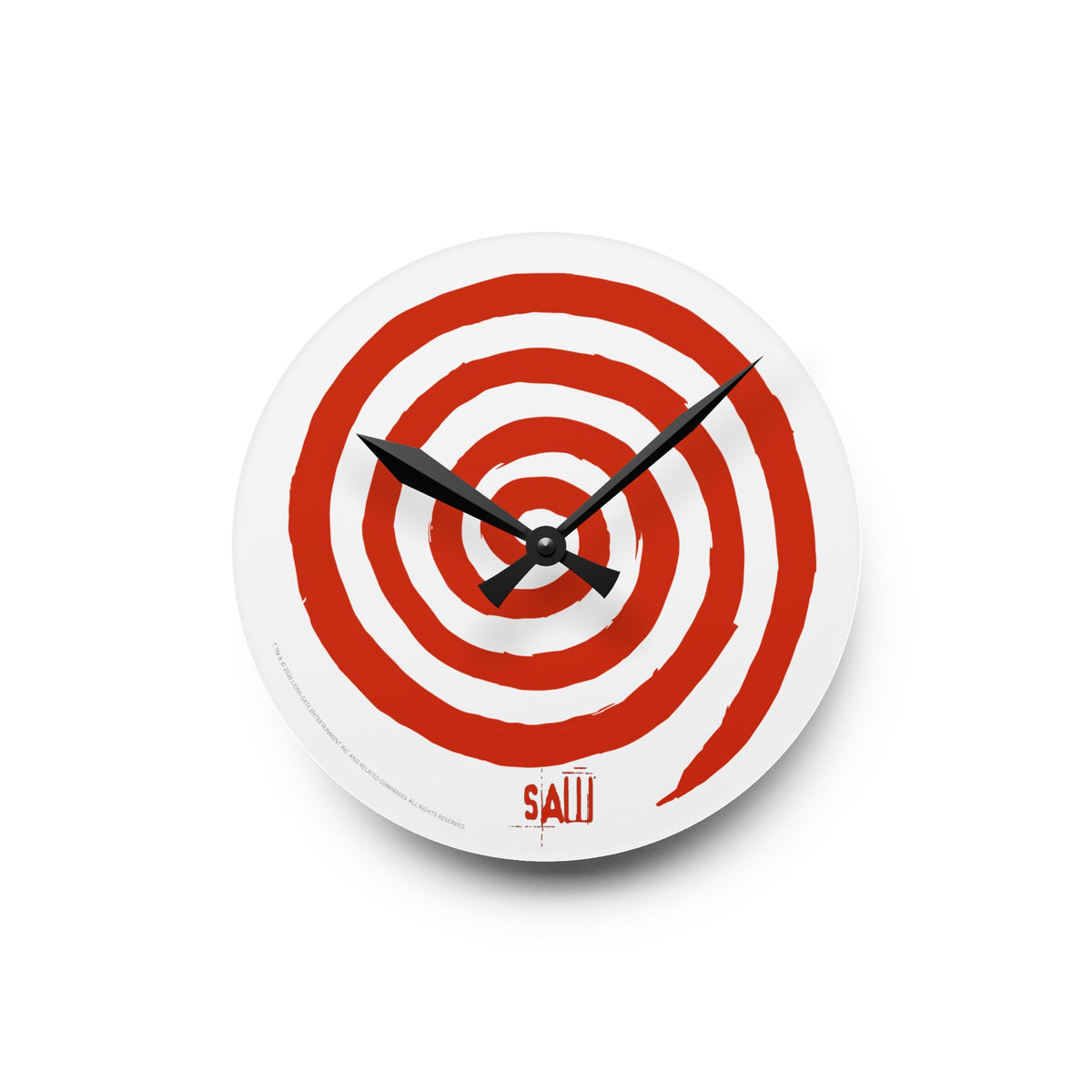 Saw Wall Clock Spiral