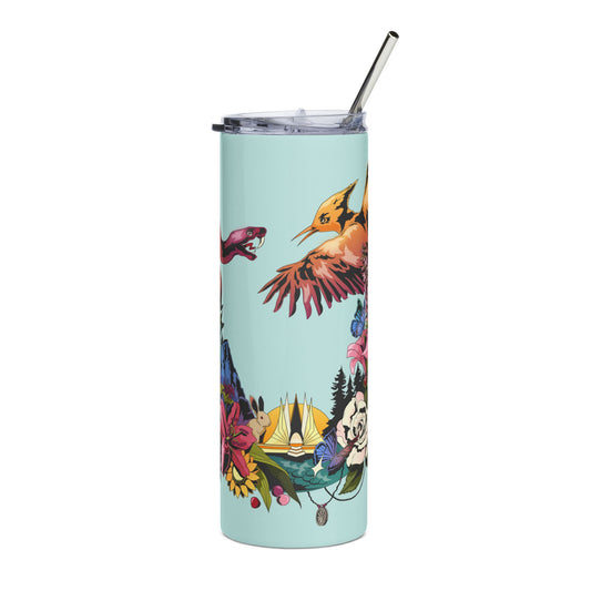 The Hunger Games: Sunrise on the Reaping Tumbler Baby Blue Stainless Steel
