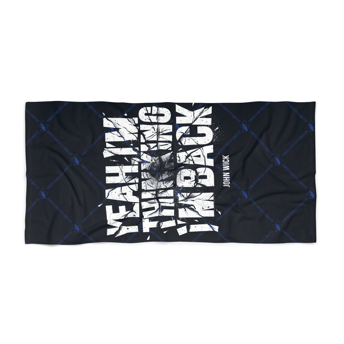 John Wick Beach Towel "Yeah, I'm Thinking I'm Back"
