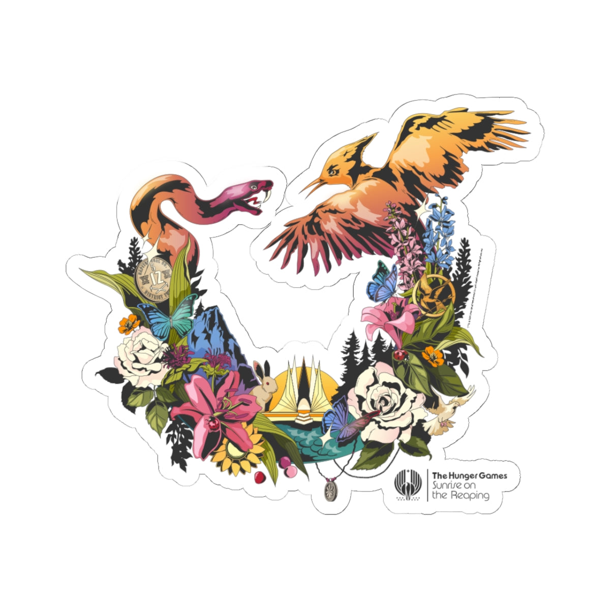 The Hunger Games: Sunrise on the Reaping Sticker Colorful Flint Striker Decal