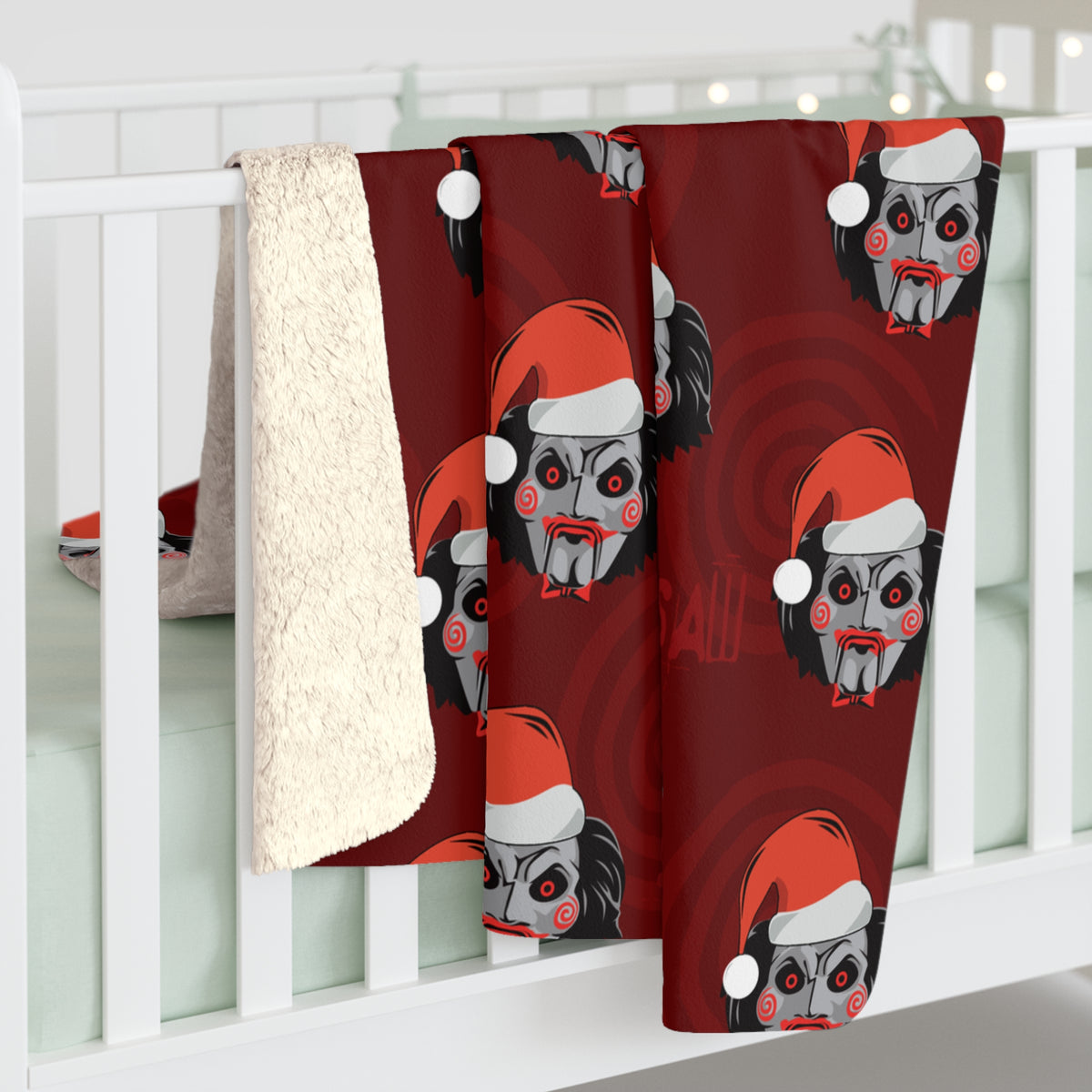 SAW Sherpa Blanket Holiday Billy
