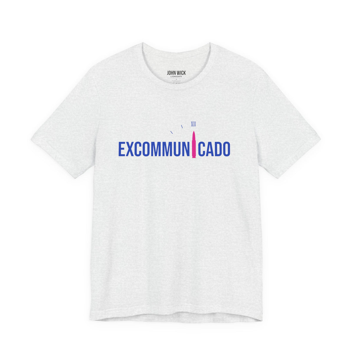 John Wick White T-Shirt 'Excommunicado' Typography Tee
