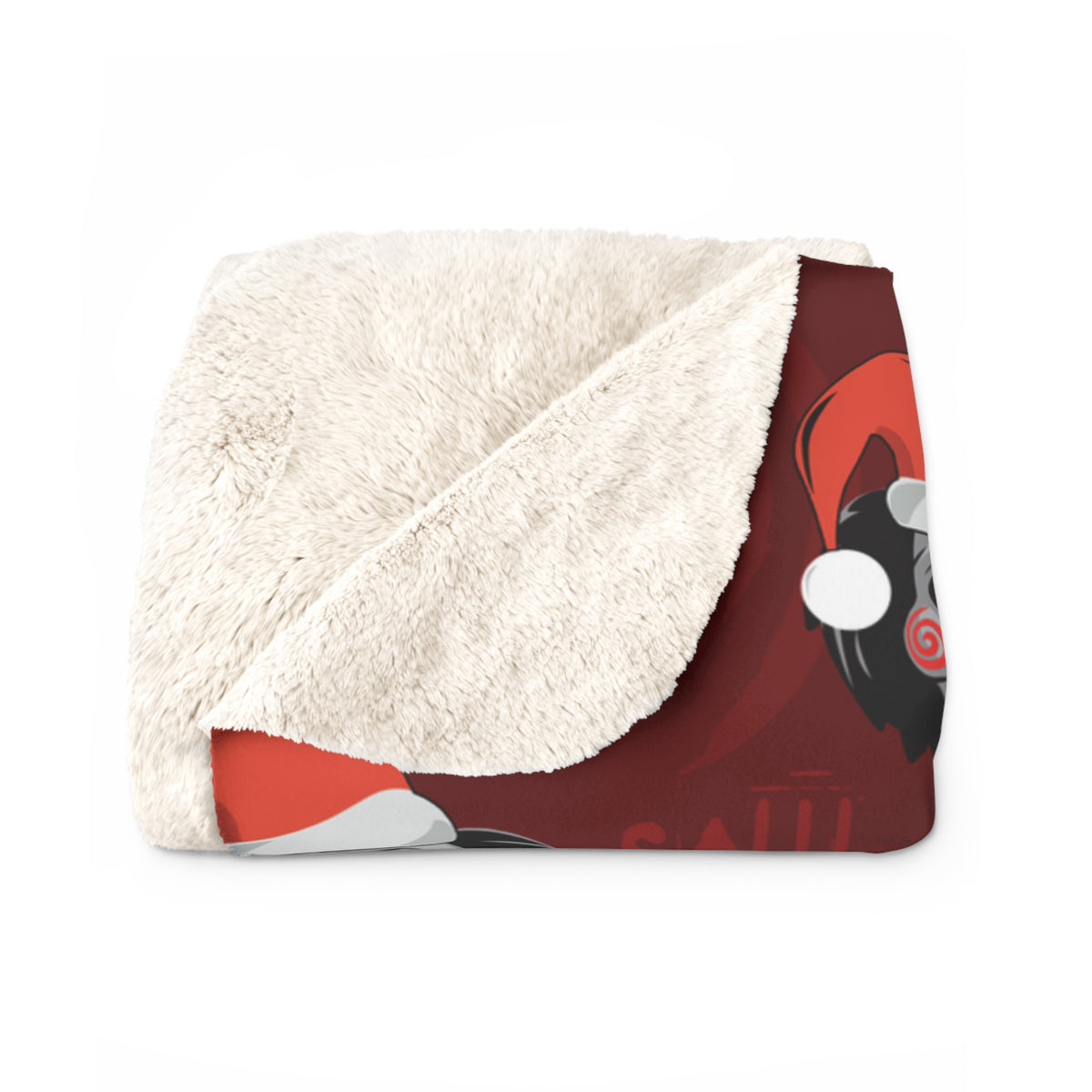 SAW Sherpa Blanket Holiday Billy