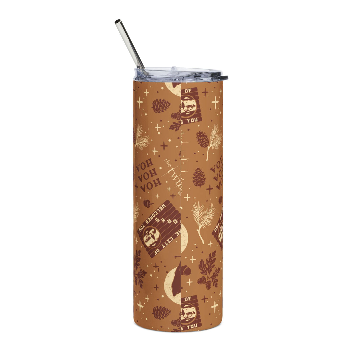 The Twilight Saga Cinnamon Steel Tumbler Hoa Hoa Season
