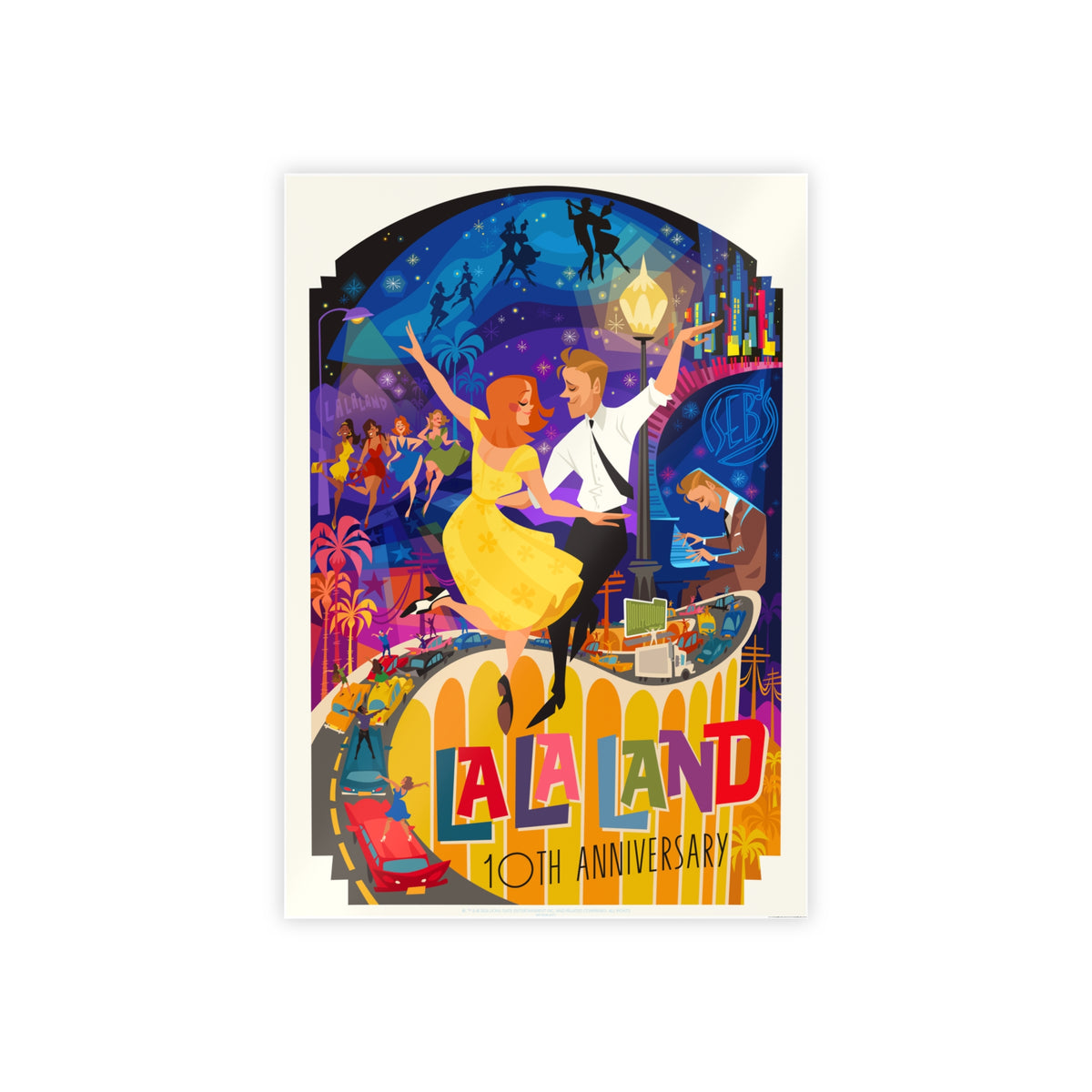 La La Land Poster 10th Anniversary