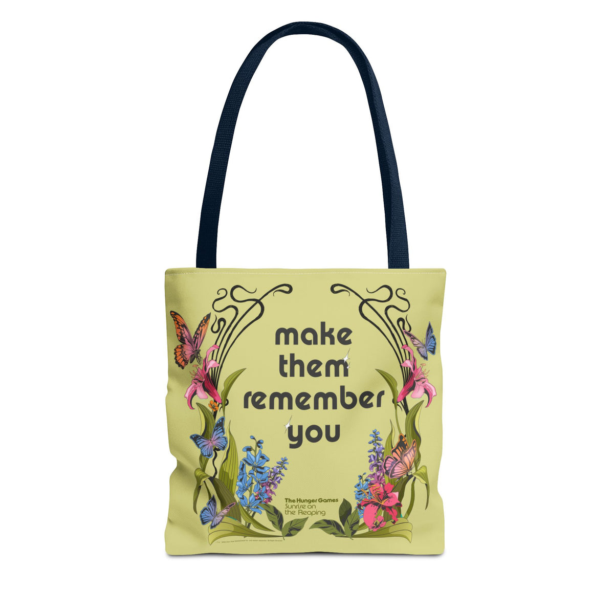 The Hunger Games: Sunrise on the Reaping Tote Bag Make Them Remember You