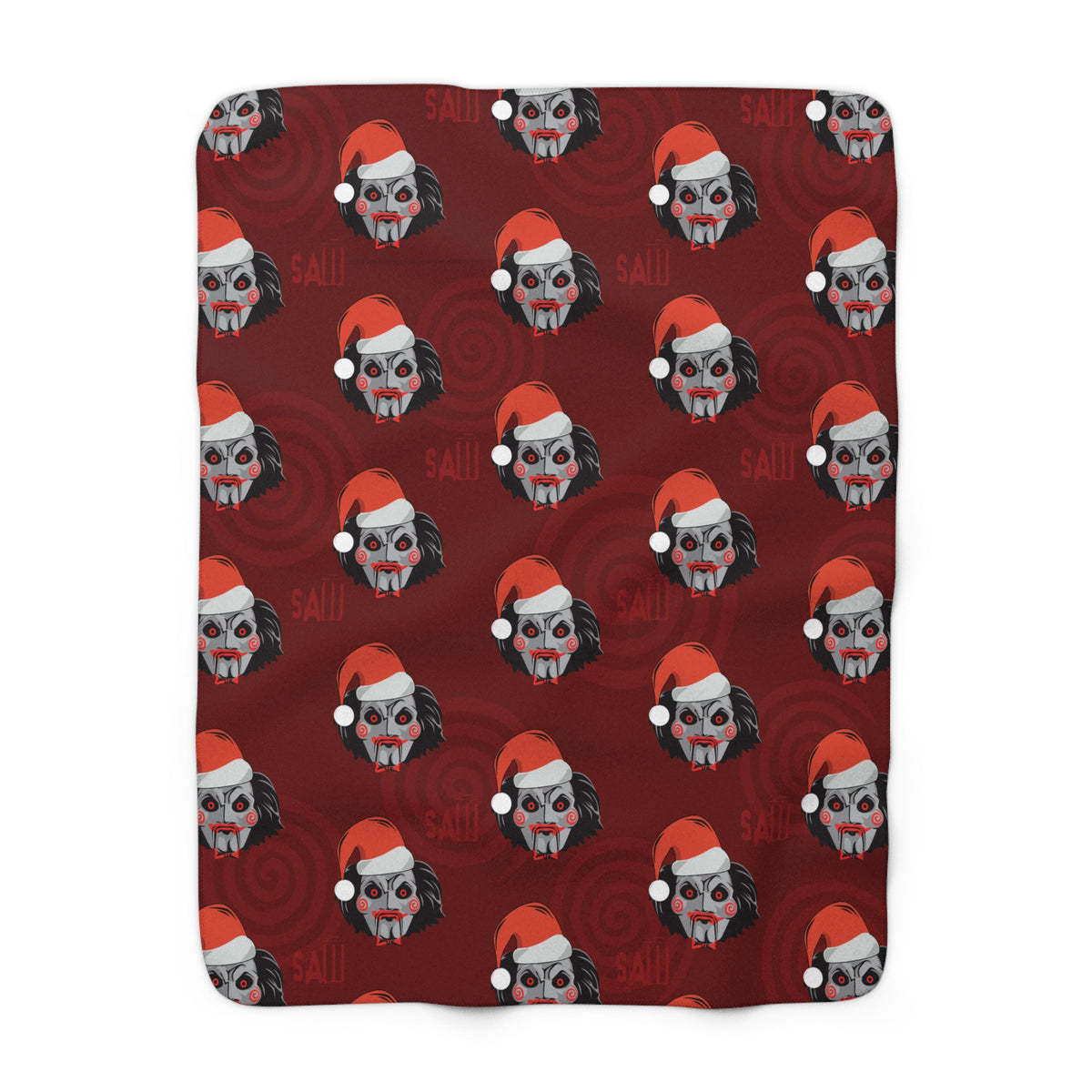 SAW Sherpa Blanket Holiday Billy