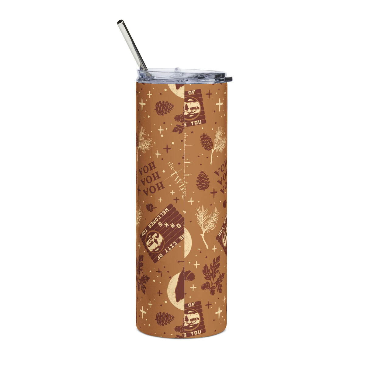 The Twilight Saga Cinnamon Steel Tumbler Hoa Hoa Season