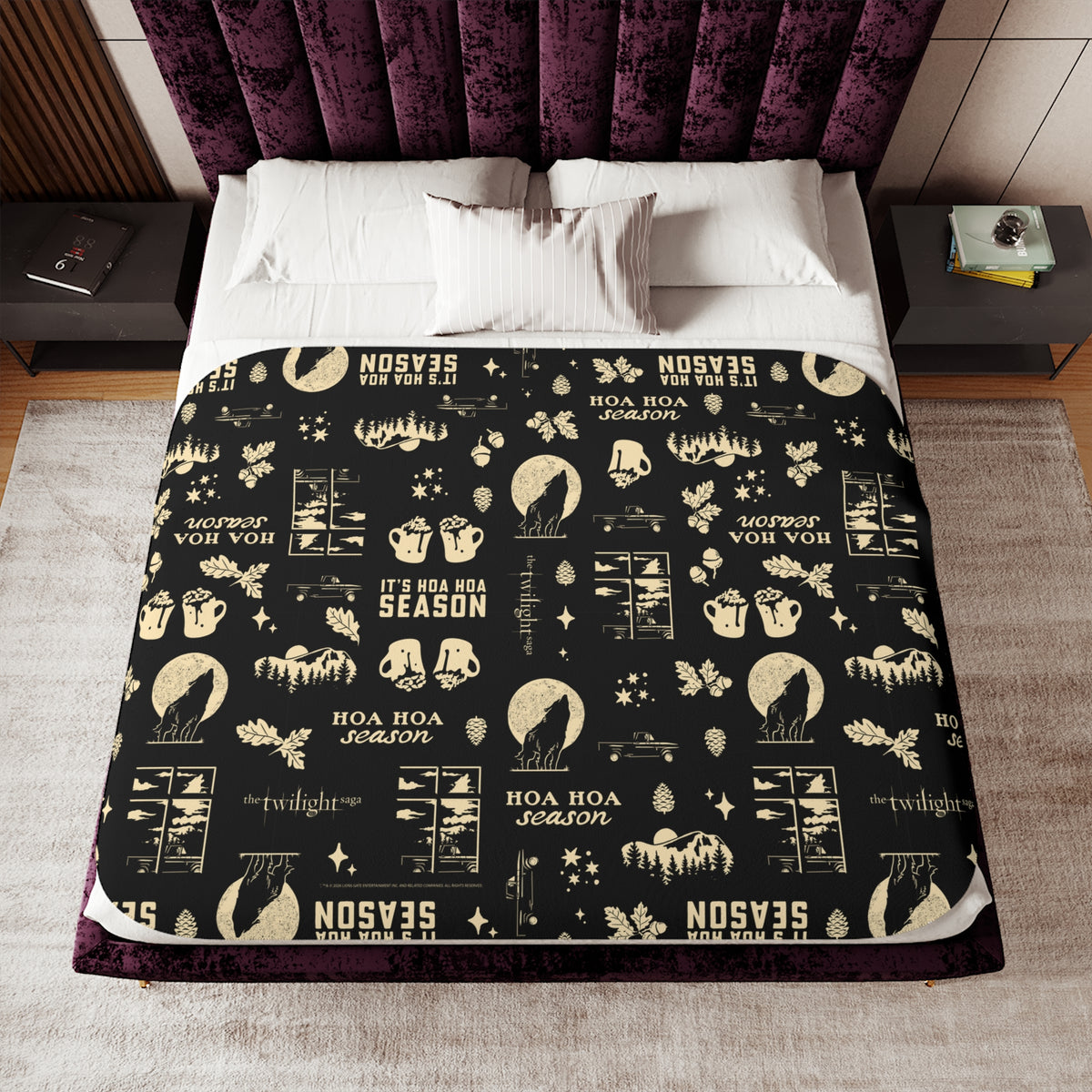 The Twilight Saga Sherpa Blanket It's Hoa Hoa Season