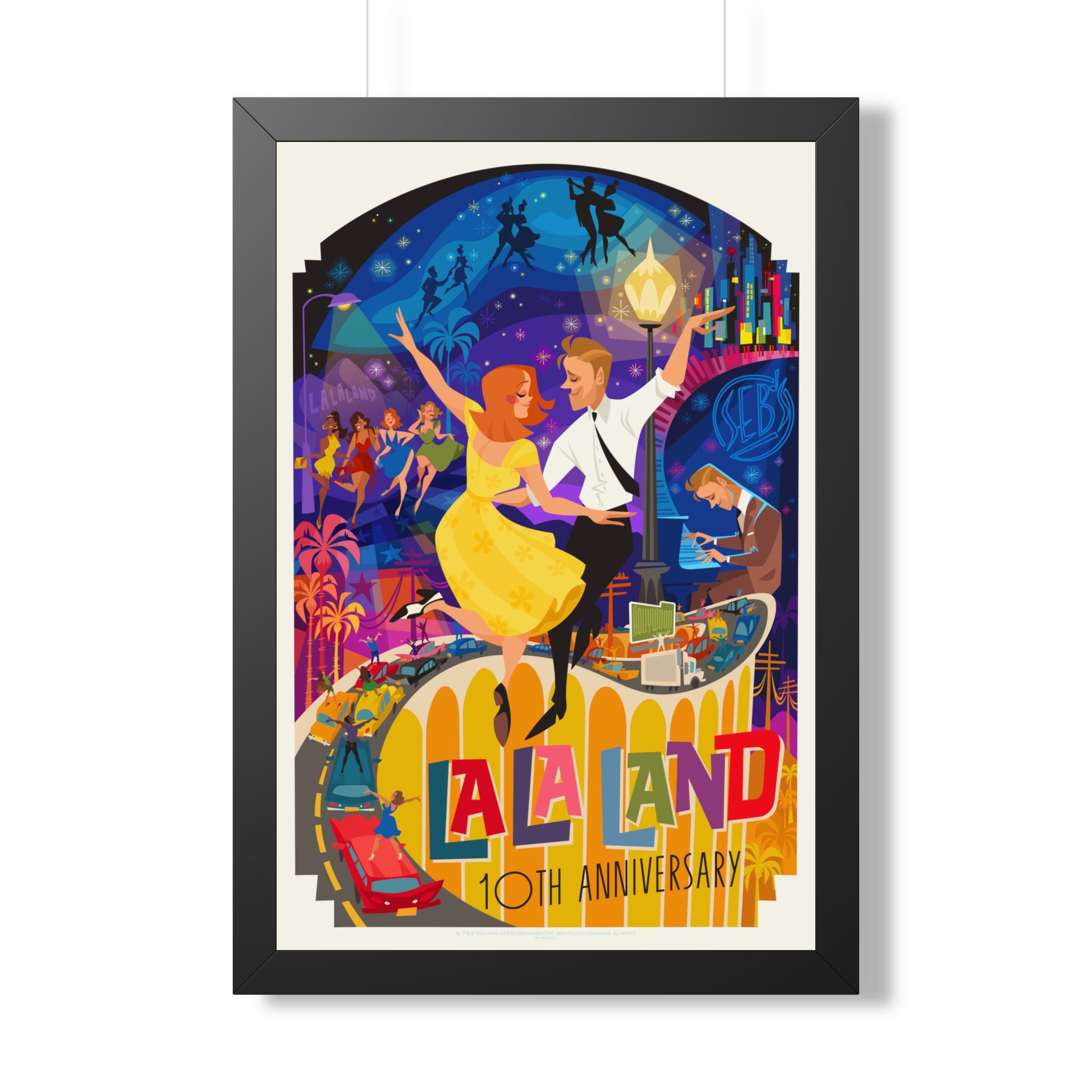 La La Land Framed Poster 10th Anniversary – Lionsgate Shop