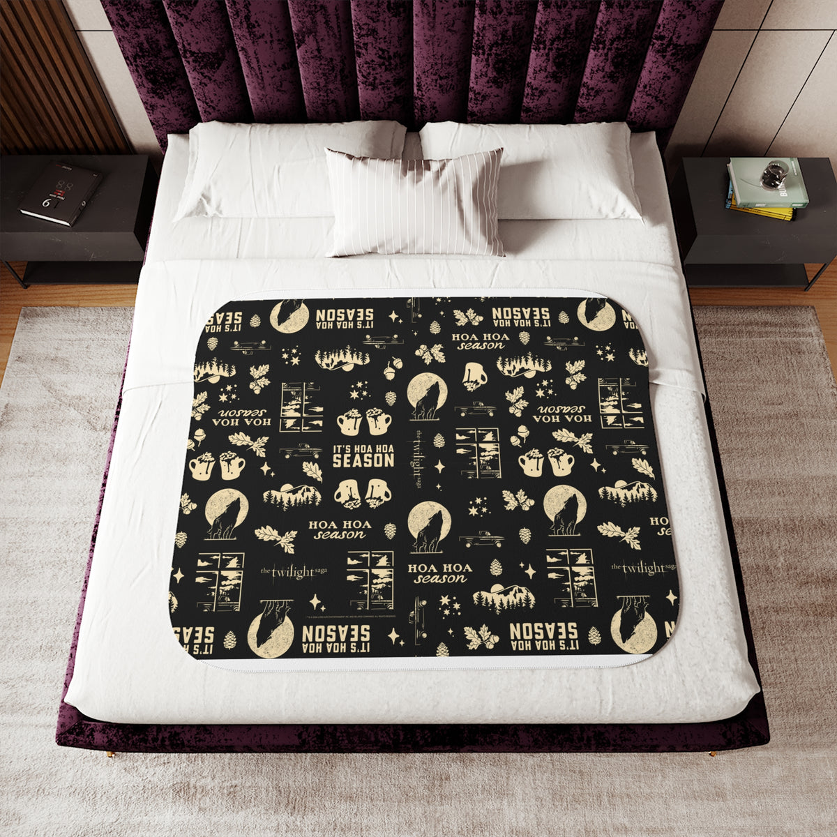 The Twilight Saga Sherpa Blanket It's Hoa Hoa Season