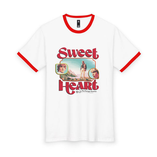Sweetheart Retro Ringer Tee — Vintage 70s Love Graphic T-Shirt