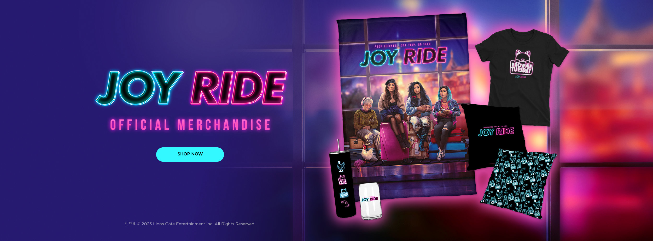 feature banner Joy Ride Official Merchandise