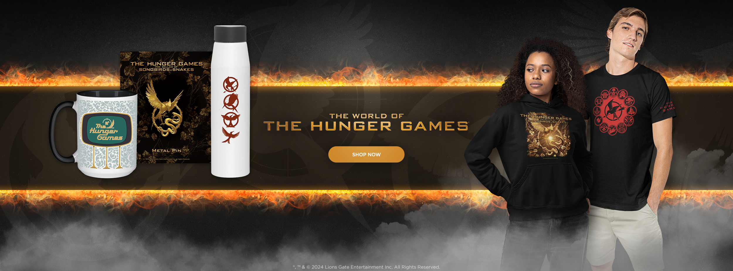 desktop feature banner THE HUNGER GAMES