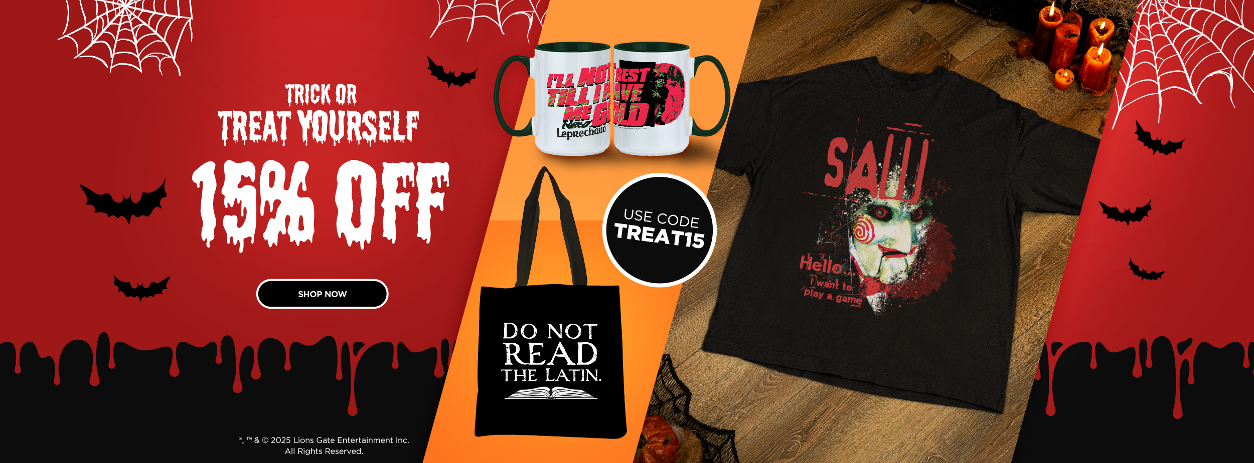 desktop feature banner HALLOWEEN SALE