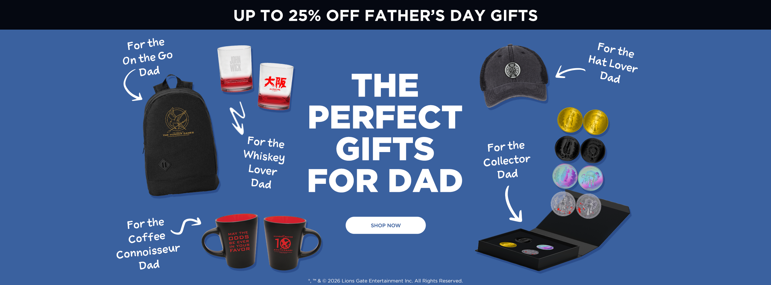 desktop feature banner FATHER'S DAY SALE
