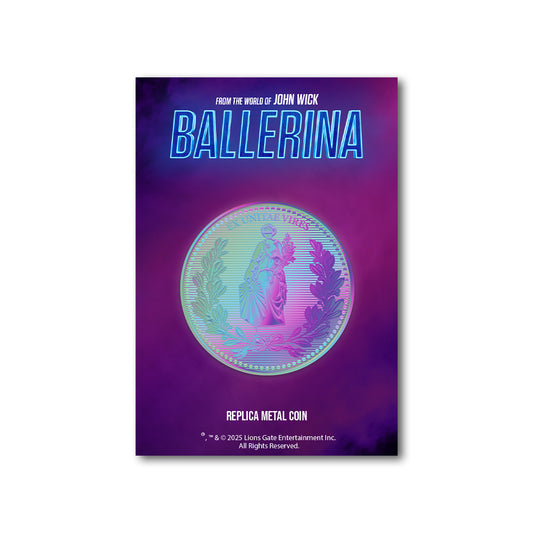 Ballerina Iridescent Enamel Coin