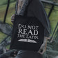 The Cabin in the Woods "Do Not Read the Latin" Tote Bag