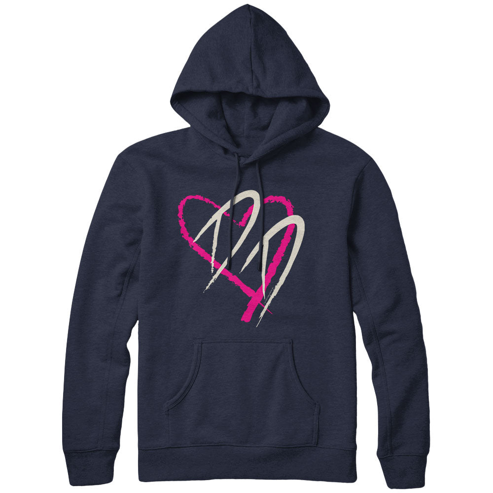 Dirty Dancing Heart Navy Hoodie