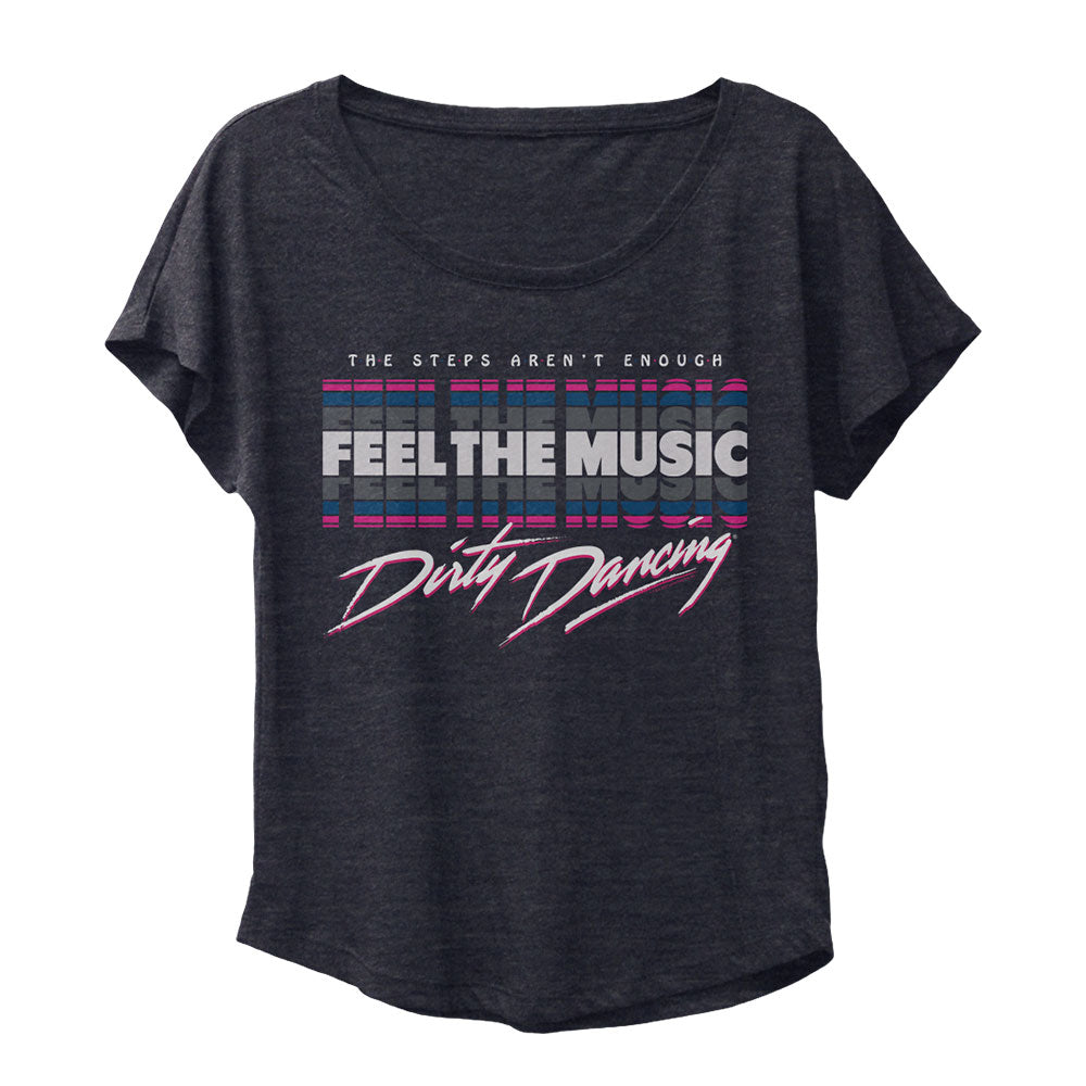 Feel the Music Charcoal Dolman from Dirty Dancing