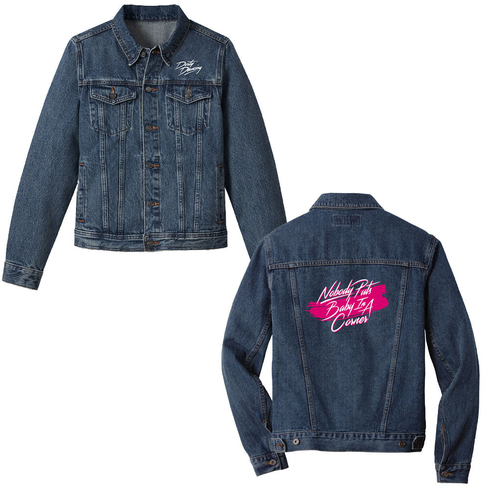 Dirty Dancing "Nobody Puts Baby in a Corner" Denim Jacket