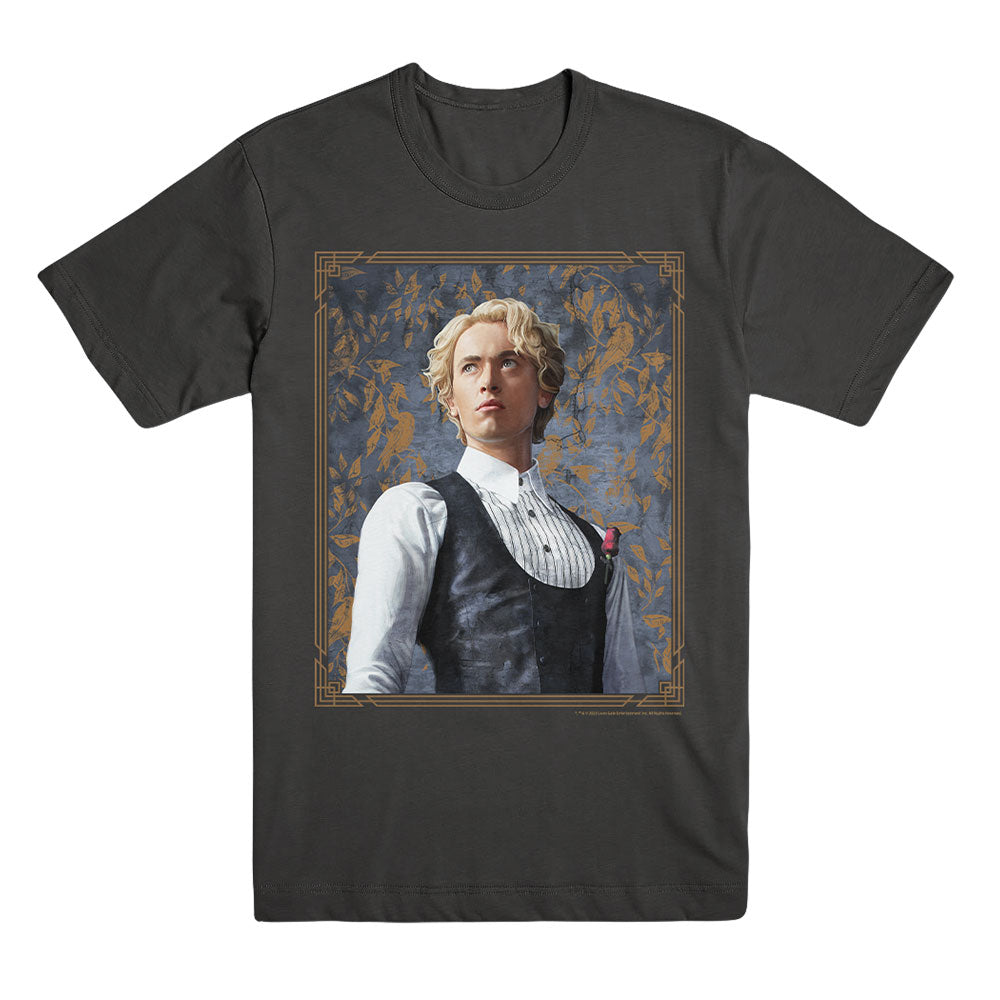 The Hunger Games: The Ballad of Songbirds & Snakes Coriolanus Snow Charcoal Unisex Tee