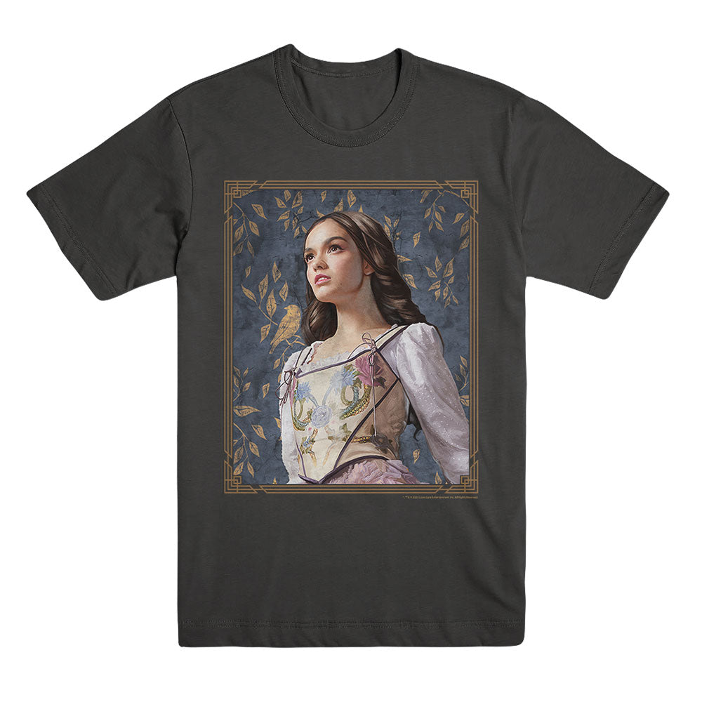The Hunger Games: The Ballad of Songbirds & Snakes Lucy Gray Baird Charcoal Unisex Tee