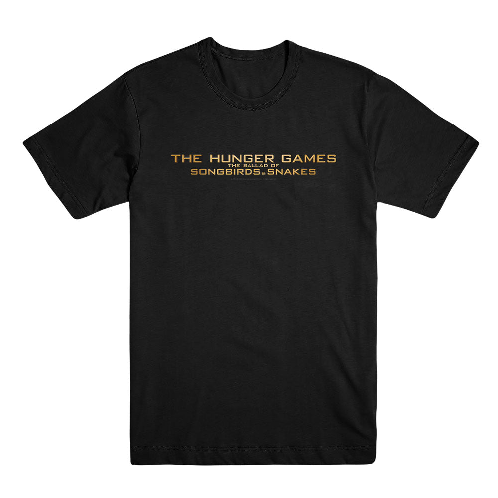 The Hunger Games: The Ballad of Songbirds and Snakes Logo Black Tee