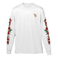 Songbirds & Snakes x Trish Summerville Roses White Long Sleeve