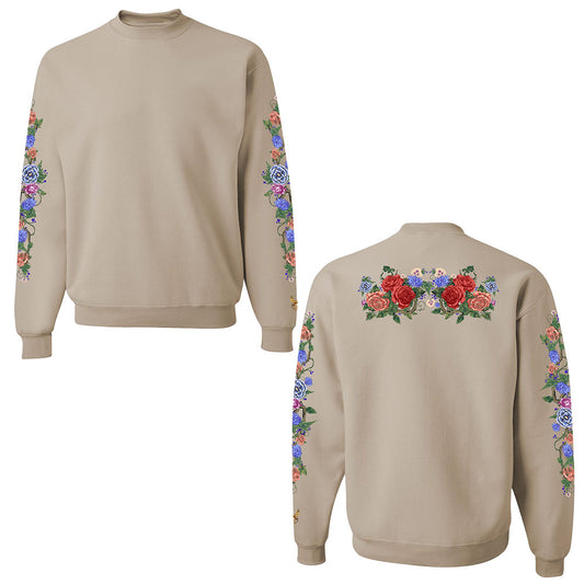 Songbirds & Snakes x Trish Summerville Flowers Crewneck