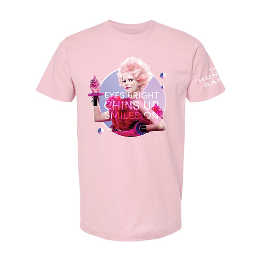 The Hunger Games Effie Eyes Bright Pink Tee