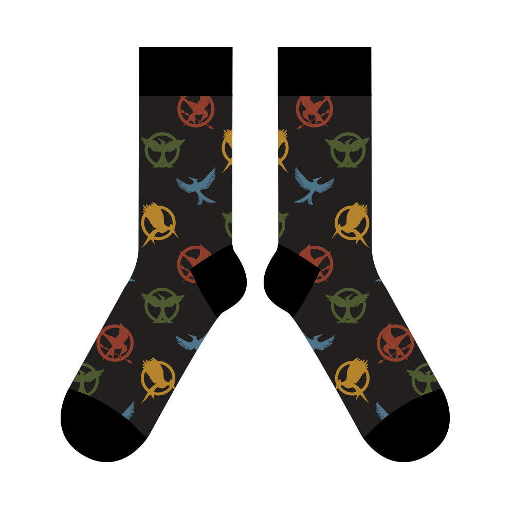 The World of the Hunger Games Emblem Socks