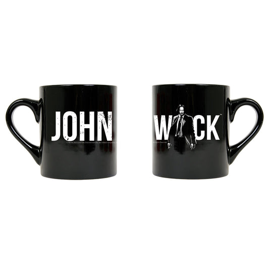 John Wick Character Logo Black Mug