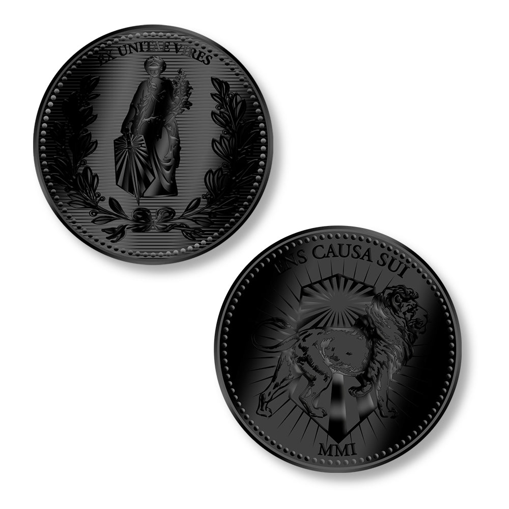 John Wick 10th Anniversary Matte Black Replica Coin