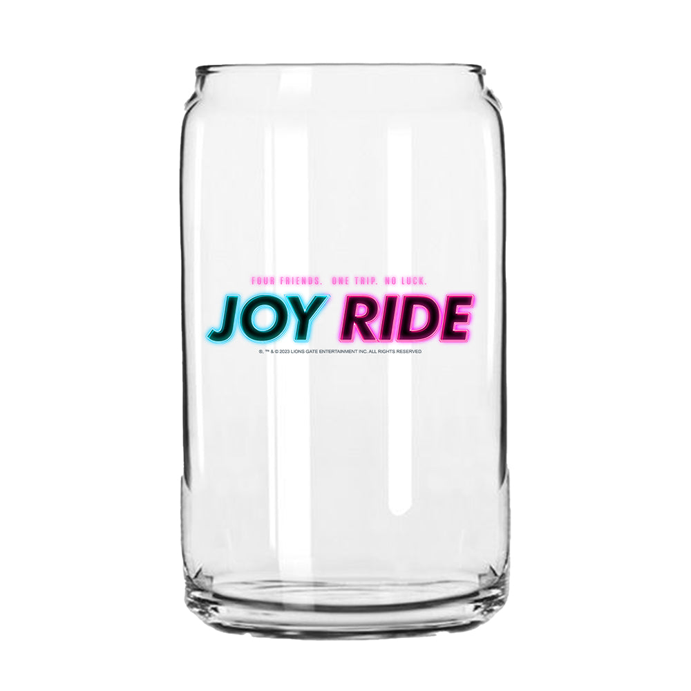 Joy Ride Logo Beer Glass